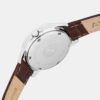 Women Quartz White Dial Analog Leather Watch AH7X03X1