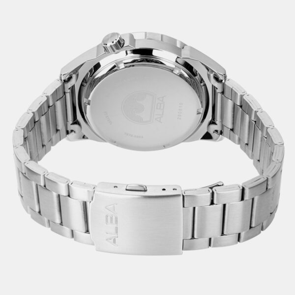 Mechanical Men Automatic Green Dial Analog Stainless Steel Watch AL4371X1