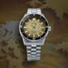 Mechanical Men Automatic Gold Dial Analog Stainless Steel Watch AL4733X1