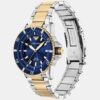 AR11738-1 Men Solar Blue Dial Analog Metal Watch AR11738