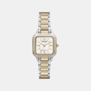 AR11745 Women Quartz White Dial Analog Stainless Steel Watch AR11745