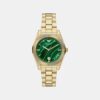 AR11759 Unisex Quartz Green Dial Analog Stainless Steel Watch AR11759