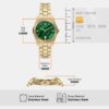 AR11759-2 Unisex Quartz Green Dial Analog Stainless Steel Watch AR11759