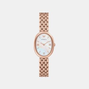 AR11775 Women Quartz Mother Of Pearl Dial Analog Stainless Steel Watch AR11775