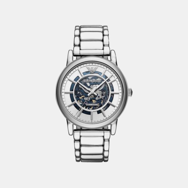 Luigi Men Automatic Silver Dial Analog Stainless Steel Watch AR60006