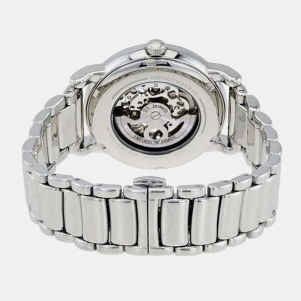 Luigi Men Automatic Silver Dial Analog Stainless Steel Watch AR60006