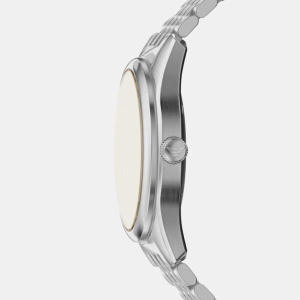 Men Automatic Beige Dial Analog Stainless Steel Watch AR60095