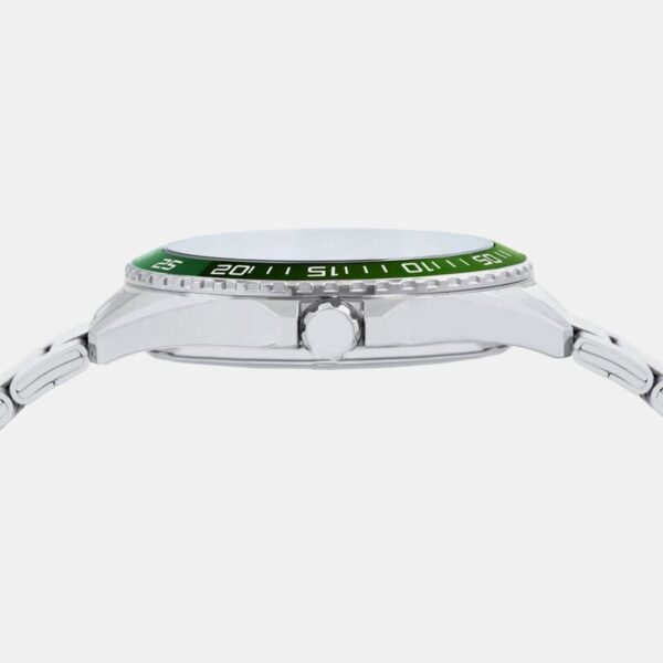 AS9V59X1-2 Active Men Quartz Green Dial Analog Stainless Steel Watch AS9V59X1