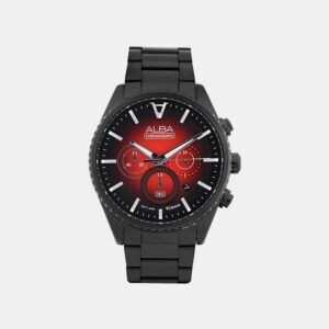 AT3H91X1 Signa Men Quartz Dual Tone Dial Chronograph Stainless Steel Watch AT3H91X1