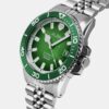 Mechanical Men Automatic Green Dial Analog Stainless Steel Watch AU4053X1