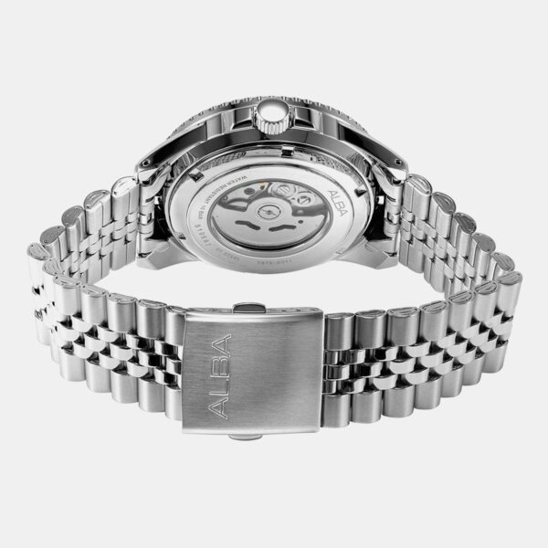 Mechanical Men Automatic Green Dial Analog Stainless Steel Watch AU4053X1