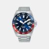 Mechanical Men Automatic Blue Dial Analog Stainless Steel Watch AU4067X1
