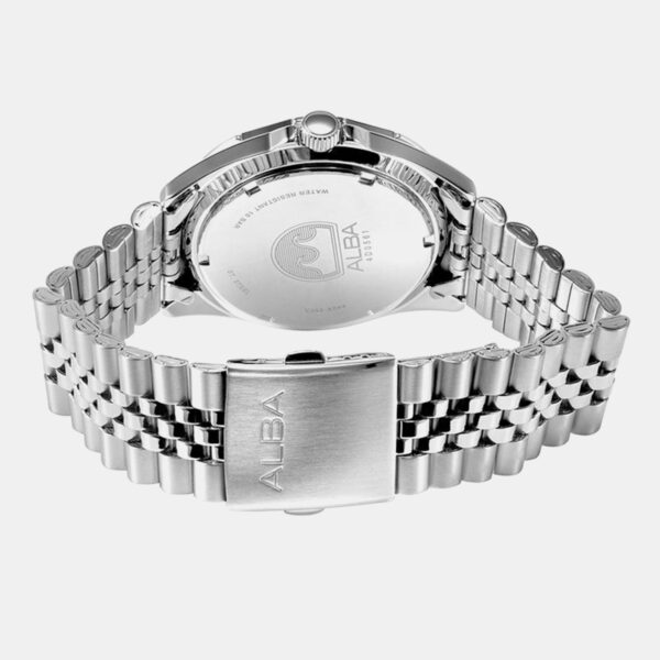 Men Quartz Dual Tone Dial Analog Stainless Steel Watch AV3585X1