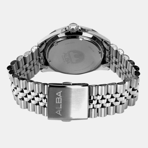 Men Quartz Dual Tone Dial Analog Stainless Steel Watch AV3591X2