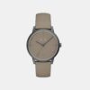 AX2766 Men Quartz Grey Dial Analog Leather Watch AX2766