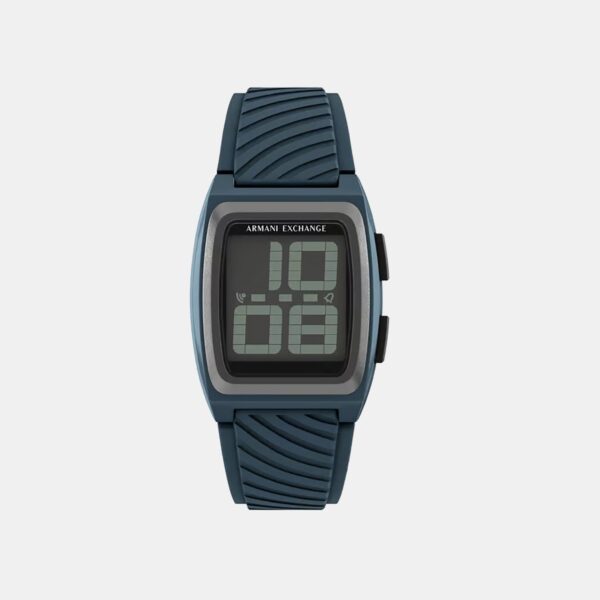 AX2970 Men Automatic Grey Dial Digital Silicone Watch AX2970