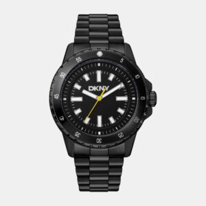 Active Men Quartz Black Dial Analog Stainless Steel Watch DK1G130M0085