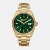 Everyday Men Quartz Green Dial Analog Stainless Steel Watch DK1G133M0035