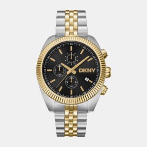 Everyday Men Quartz Black Dial Chronograph Stainless Steel Watch DK1G134M0065