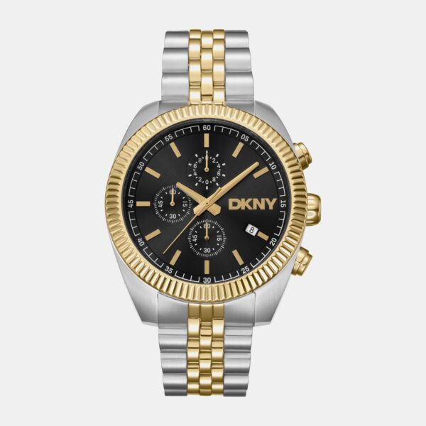 Everyday Men Quartz Black Dial Chronograph Stainless Steel Watch DK1G134M0065