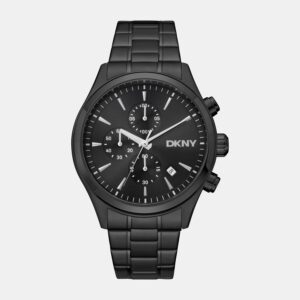 Active Men Quartz Anthracite Dial Analog Stainless Steel Watch DK1G136M0075