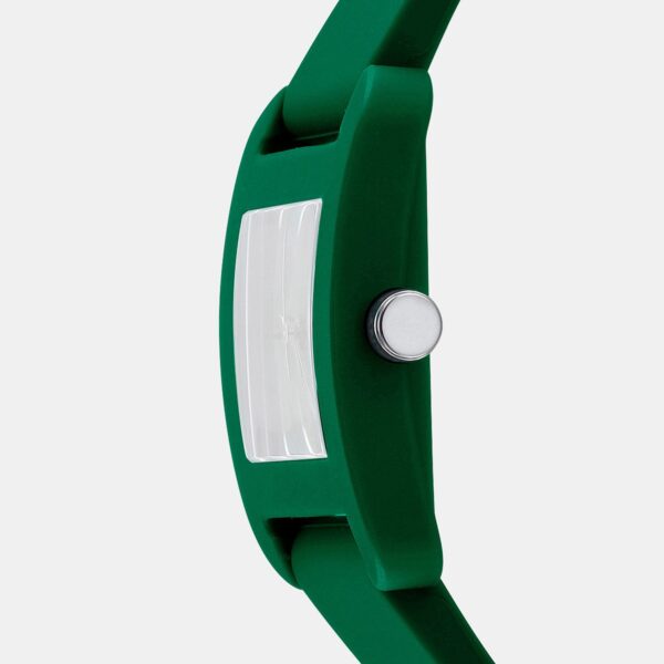 DK1L002P0065_Side City Sport Women Quartz Green Dial Analog Silicone Watch DK1L002P0065