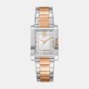 Westside Midi Women Quartz White Mother Of Pearl Dial Analog Stainless Steel Watch DK1L007M0105