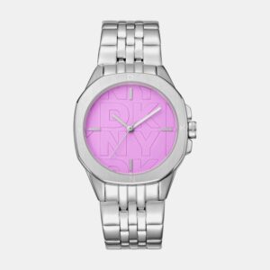 Brooklyn Midi Women Quartz Pink Dial Analog Stainless Steel Watch DK1L012M0055