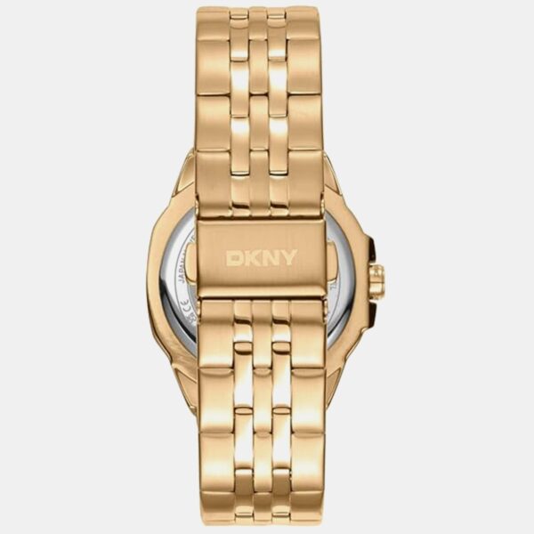 Brooklyn Midi Women Quartz Champagne Dial Analog Stainless Steel Watch DK1L012M0065