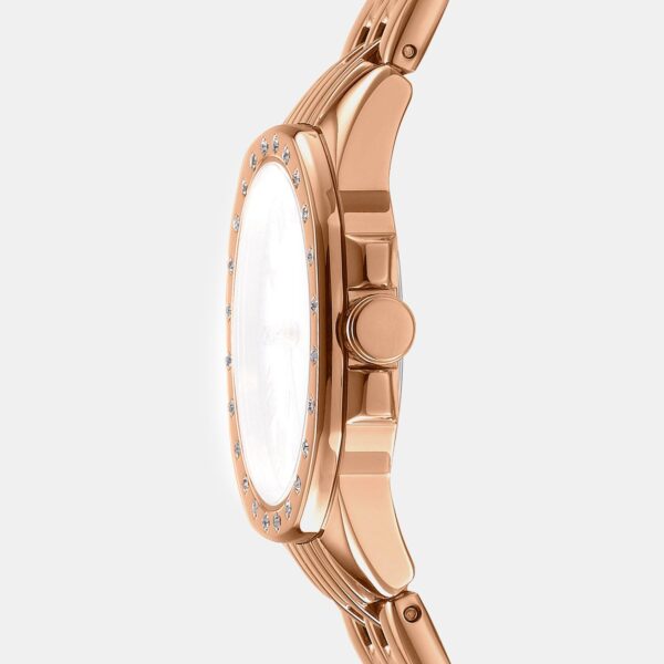 DK1L013M0075_Side Brooklyn Mini Women Quartz Silver Dial Analog Stainless Steel Watch DK1L013M0075