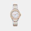 Brooklyn Mini Women Quartz White Mother Of Pearl Dial Analog Stainless Steel Watch DK1L013M0105