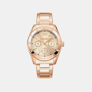 Chambers Multi Sport Women Quartz Rose Gold Dial Multi-Function Stainless Steel Watch DK1L015M0045