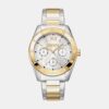 DK1L015M0055_Front Chambers Multi Sport Women Quartz Silver Dial Multi-Function Stainless Steel Watch DK1L015M0055