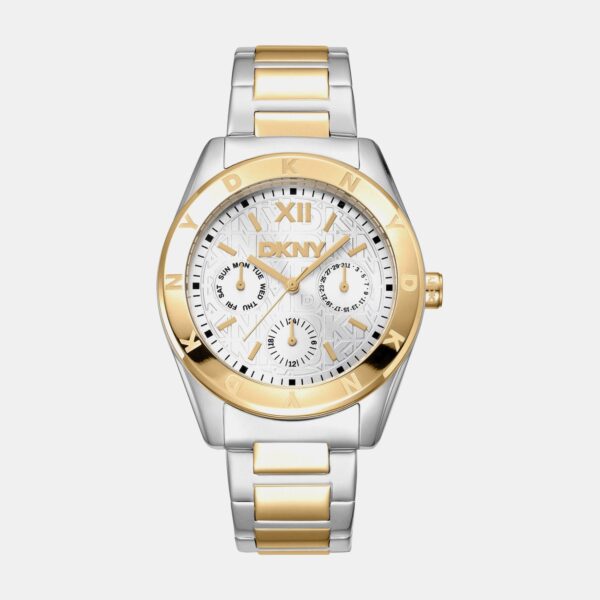 DK1L015M0055_Front Chambers Multi Sport Women Quartz Silver Dial Multi-Function Stainless Steel Watch DK1L015M0055