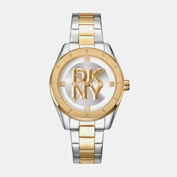 Chambers Midi Women Quartz Silver White Dial Analog Stainless Steel Watch DK1L016M0085