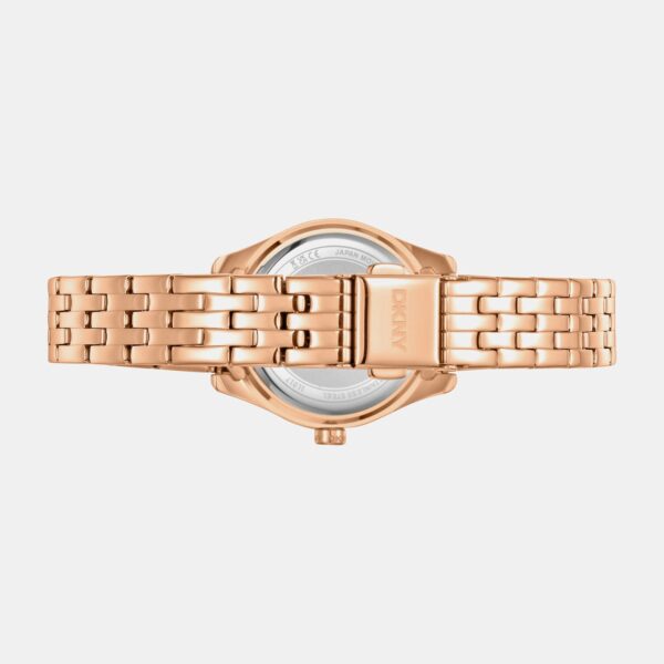 DK1L017M1075_Back Everyday Women Quartz Rose Gold Dial Analog Stainless Steel Watch DK1L017M1075