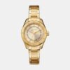 DK1L018M0035_Front Chambers Sport Women Quartz Champagne Dial Analog Stainless Steel Watch DK1L018M0035