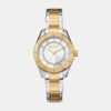 DK1L018M0055_Front Chambers Sport Women Quartz Silver Dial Analog Stainless Steel Watch DK1L018M0055