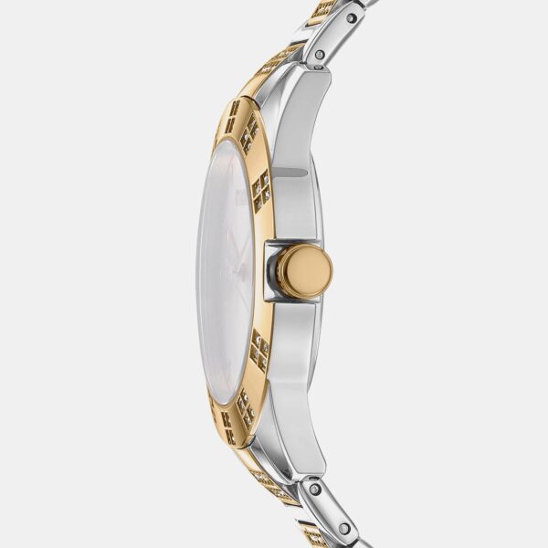 DK1L019M0055_Side Park Ave Glitz Women Quartz Silver Dial Analog Stainless Steel Watch DK1L019M0055