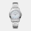 DK1L020M0035_Front Park Ave Midi Women Quartz White Mother Of Pearl Dial Analog Stainless Steel Watch DK1L020M0035