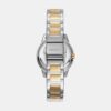 Park Ave Logo Women Quartz Silver Dial Analog Stainless Steel Watch DK1L021M0075
