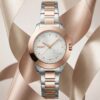 Park Ave Logo Women Quartz Silver Dial Analog Stainless Steel Watch DK1L021M0095