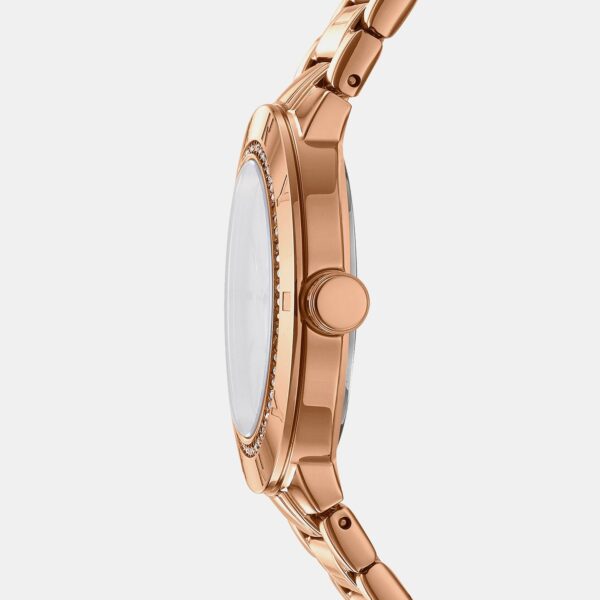 Eastside Logo Women Quartz White Mother Of Pearl Dial Analog Stainless Steel Watch DK1L023M0045