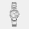 DK1L024M0115_Front Eastside Mini Women Quartz Silver Dial Analog Stainless Steel Watch DK1L024M0115