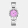 DK1L024M0125_Front Eastside Mini Women Quartz Pink Dial Analog Stainless Steel Watch DK1L024M0125