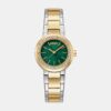 Eastside Mini Women Quartz Green Dial Analog Stainless Steel Watch DK1L024M0165