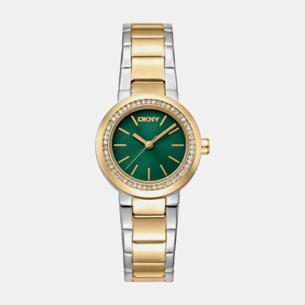 Eastside Mini Women Quartz Green Dial Analog Stainless Steel Watch DK1L024M0165