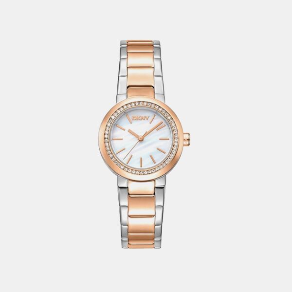DK1L024M0175 Eastside Mini Women Quartz White Mother Of Pearl Dial Analog Stainless Steel Watch DK1L024M0175