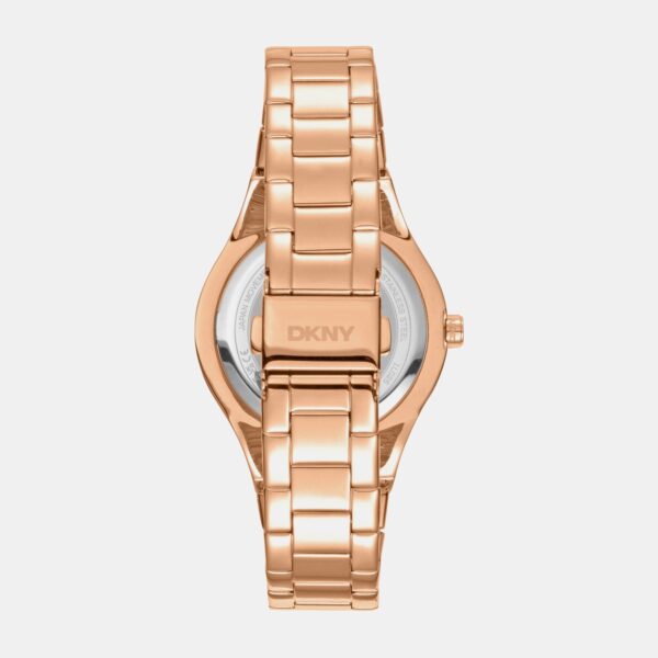 DK1L025M0065_Back Parsons Glitz Women Quartz Silver Dial Analog Stainless Steel Watch DK1L025M0065