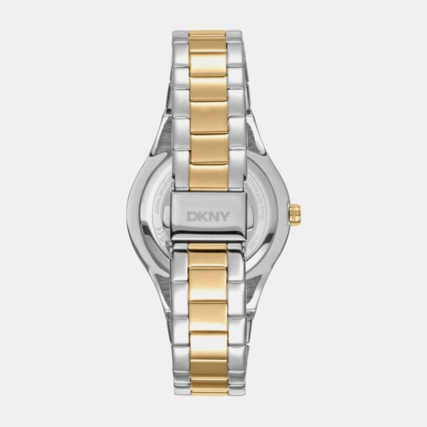 Parsons Glitz Women Quartz Silver Dial Analog Stainless Steel Watch DK1L025M0075